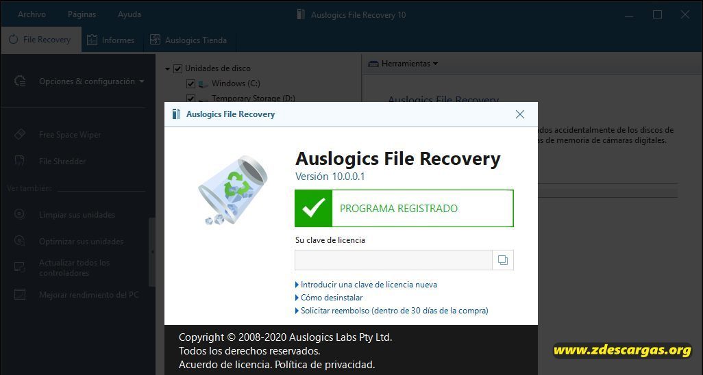Auslogics File Recovery Full Español Auslogics File Recovery Full Español