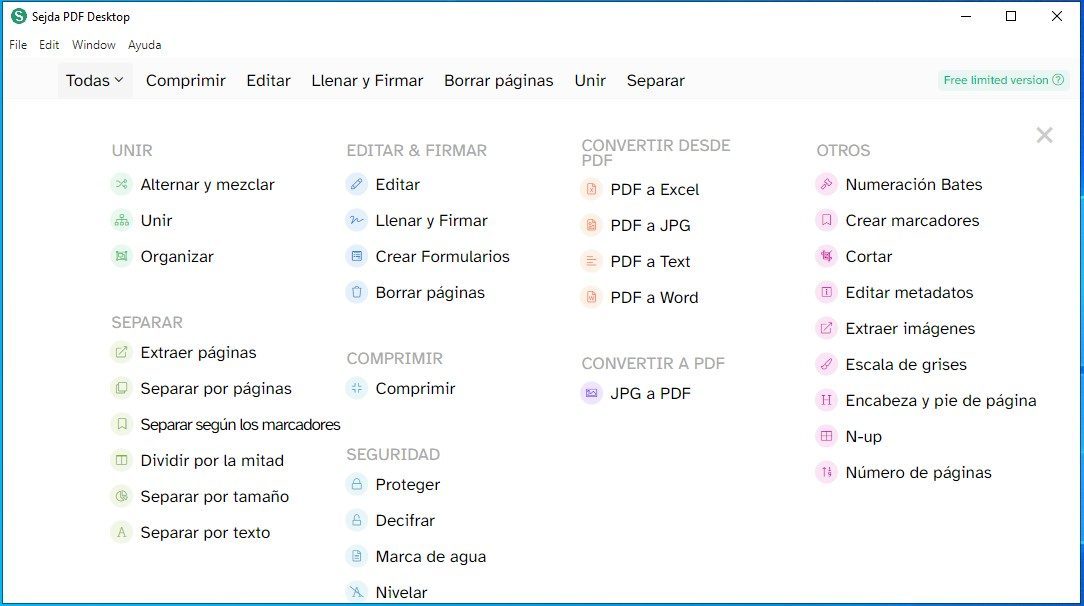 Sejda PDF Desktop Pro Full Español Sejda PDF Desktop Pro Full Español