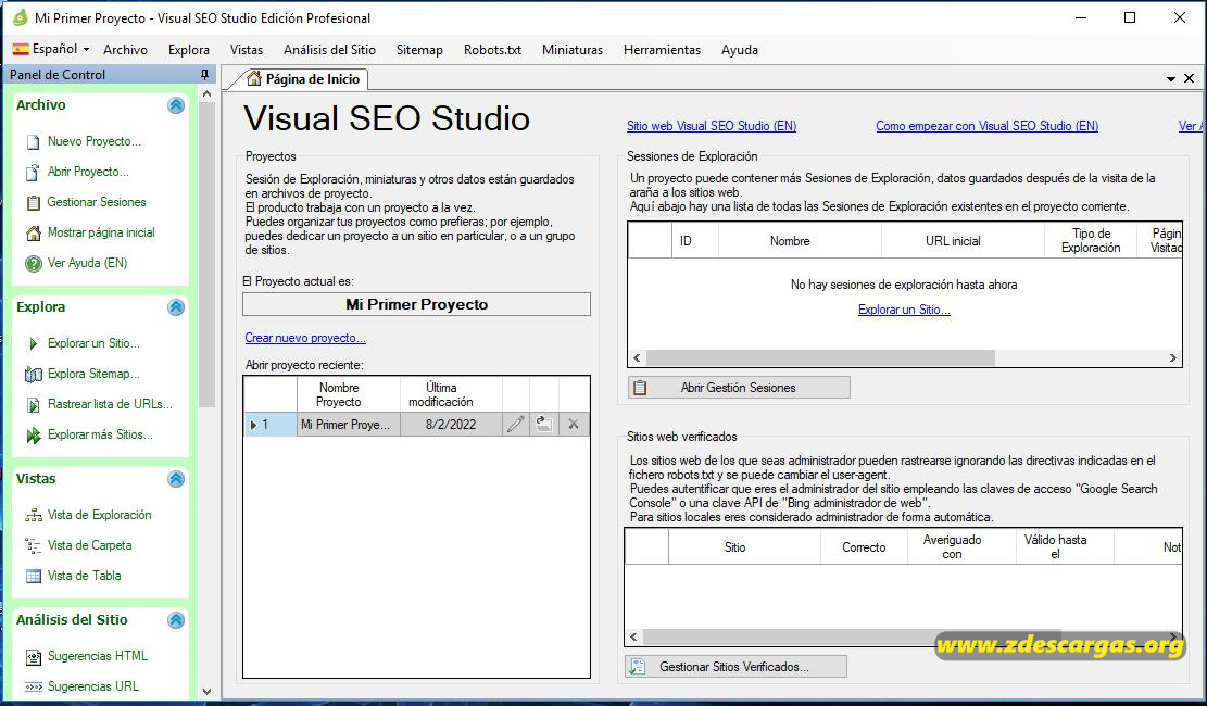 Visual SEO Studio Full Español Visual SEO Studio Full Español