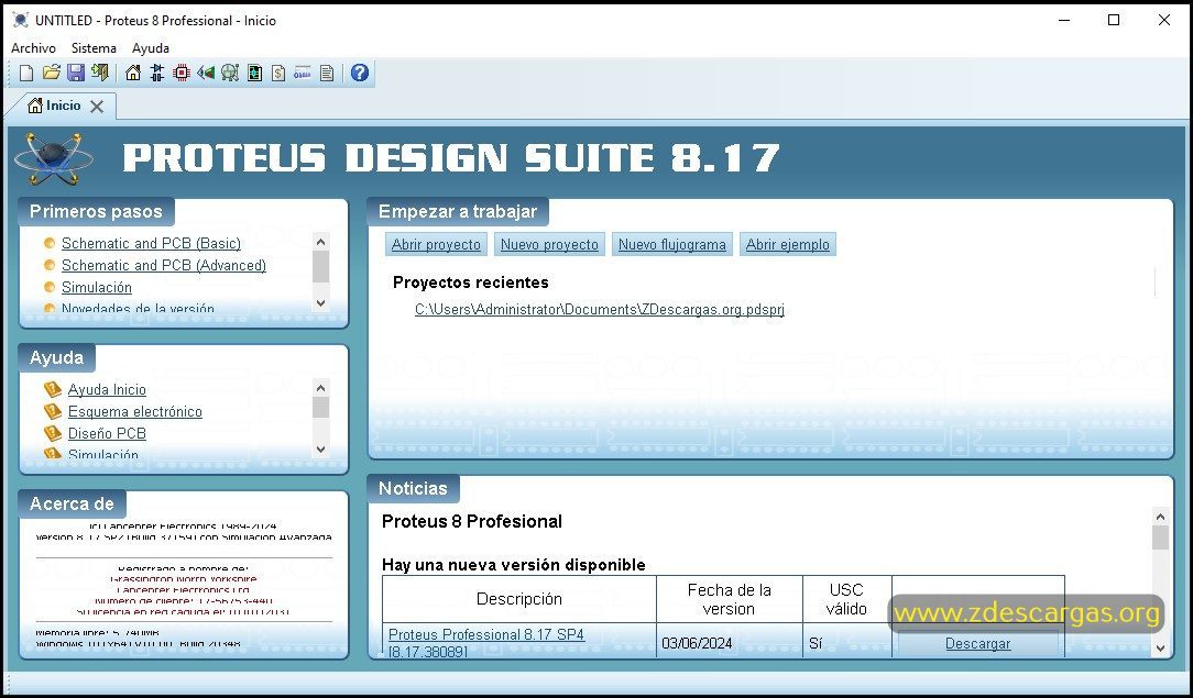 Proteus Professional Full Español