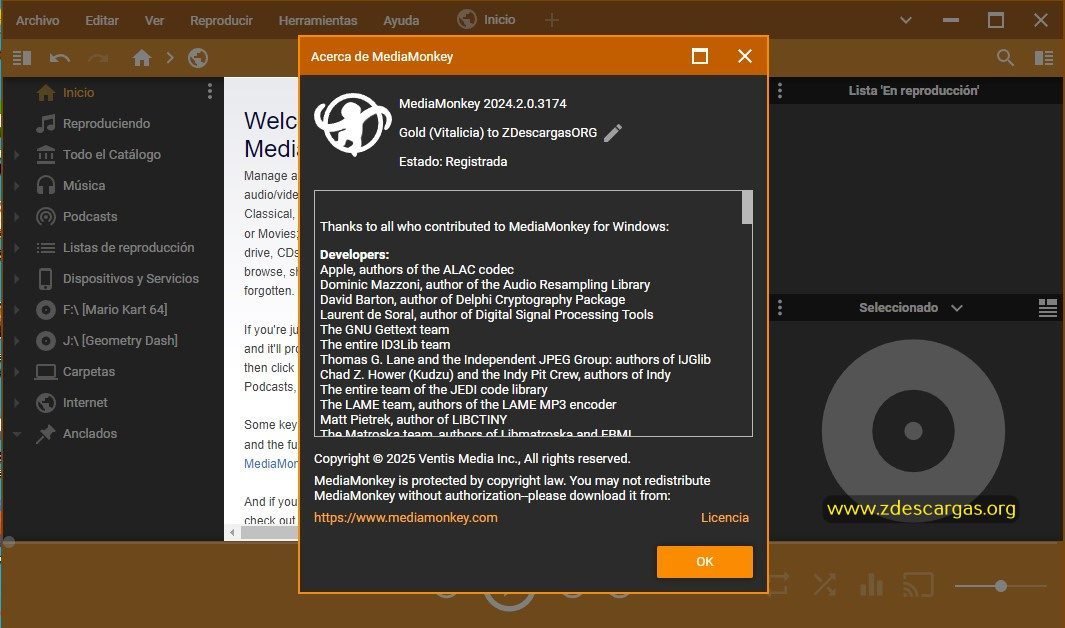 MediaMonkey Gold Full Español