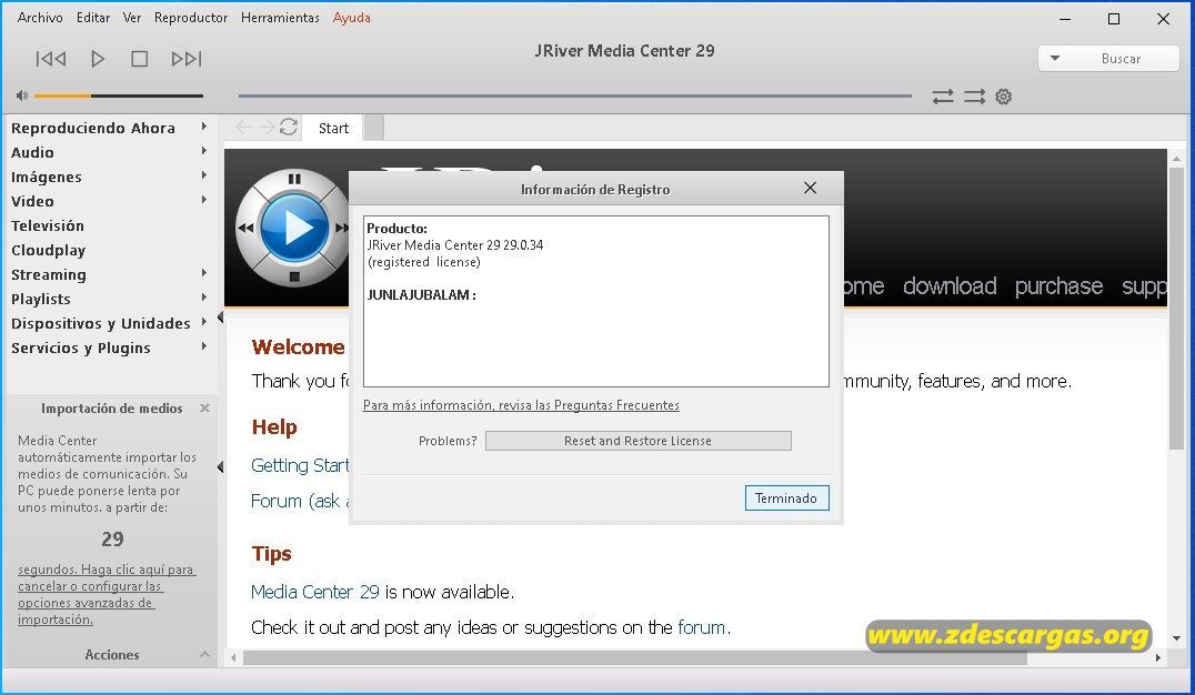 JRiver Media Center Full Español JRiver Media Center Full Español