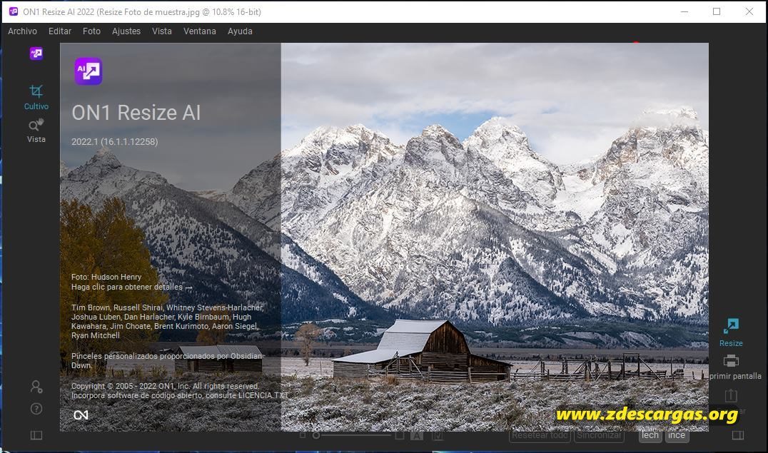 ON1 Resize AI Full Español ON1 Resize AI Full Español