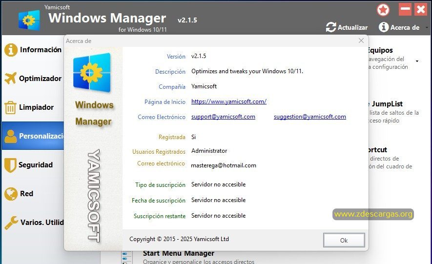 Yamicsoft Windows Manager Full Español Yamicsoft Windows Manager Full Español