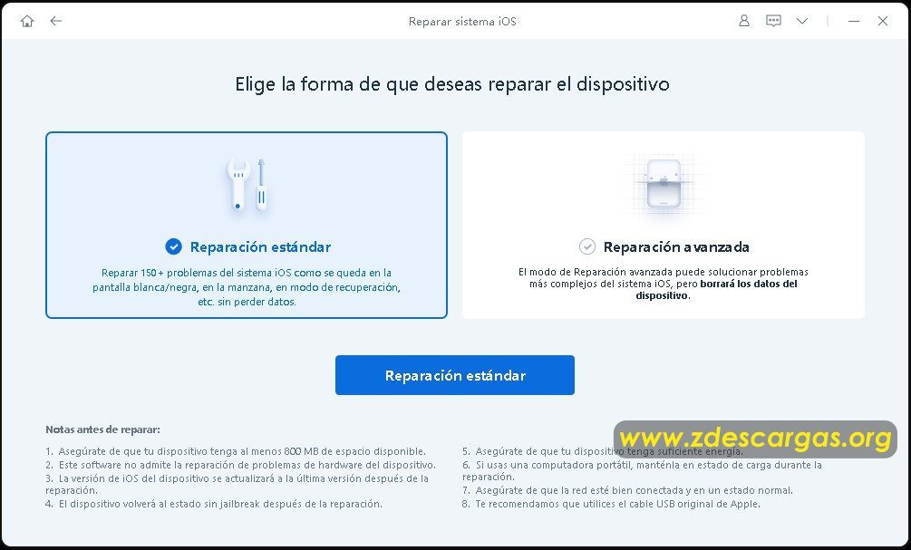 Tenorshare ReiBoot Pro Full Español Tenorshare ReiBoot Pro Full Español