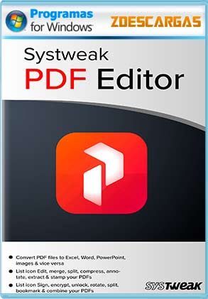 Descargar Systweak PDF Editor Full gratis