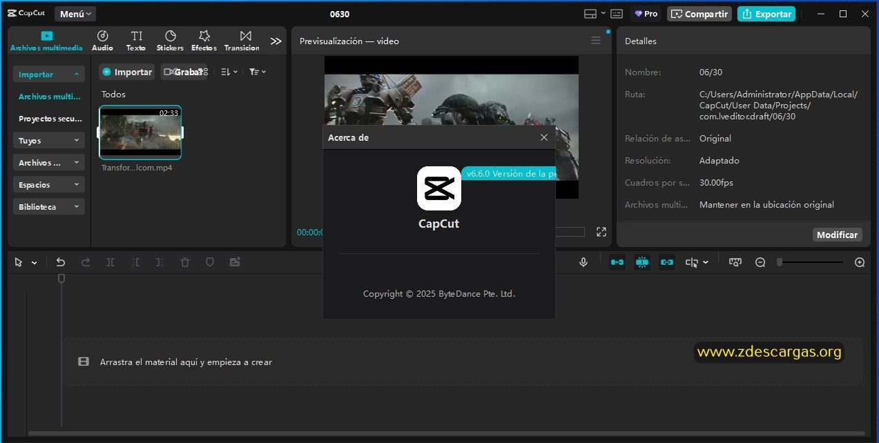 CapCut PC Full Español