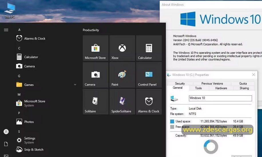 Windows 10 Lite Edition v12 2026 Full Español