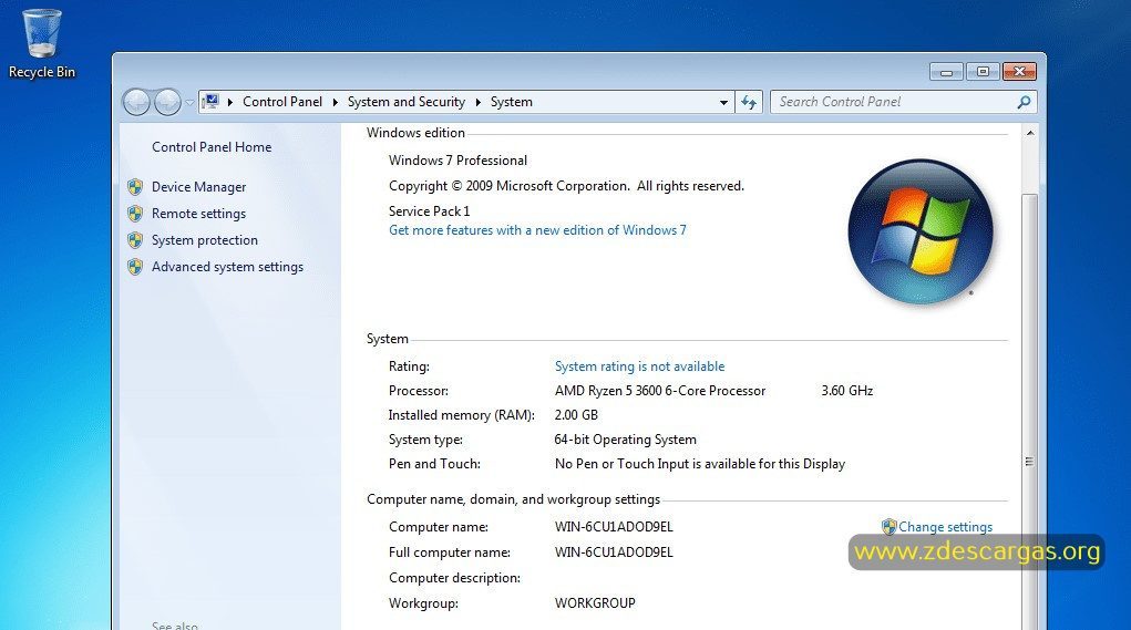 Windows 7 Pro Full Español Windows 7 Pro Full Español