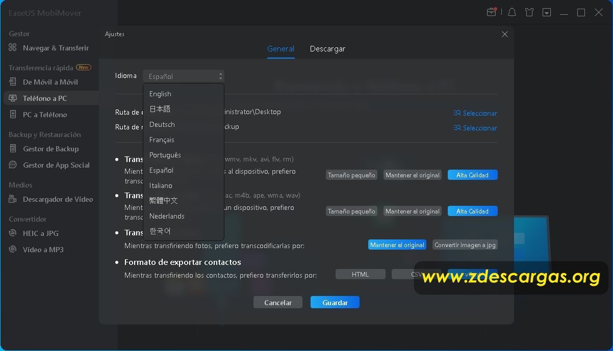 EaseUS MobiMover Full Español EaseUS MobiMover Full Español