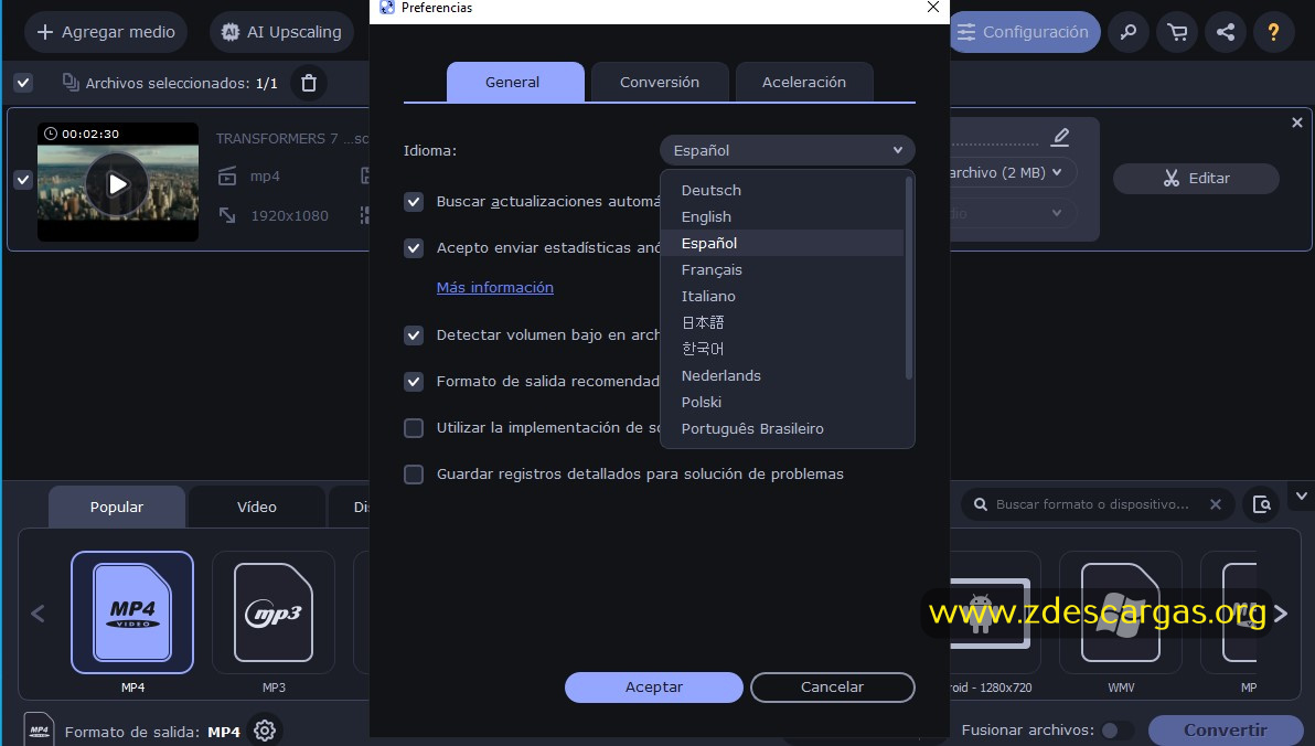 Movavi Video Converter Full Español