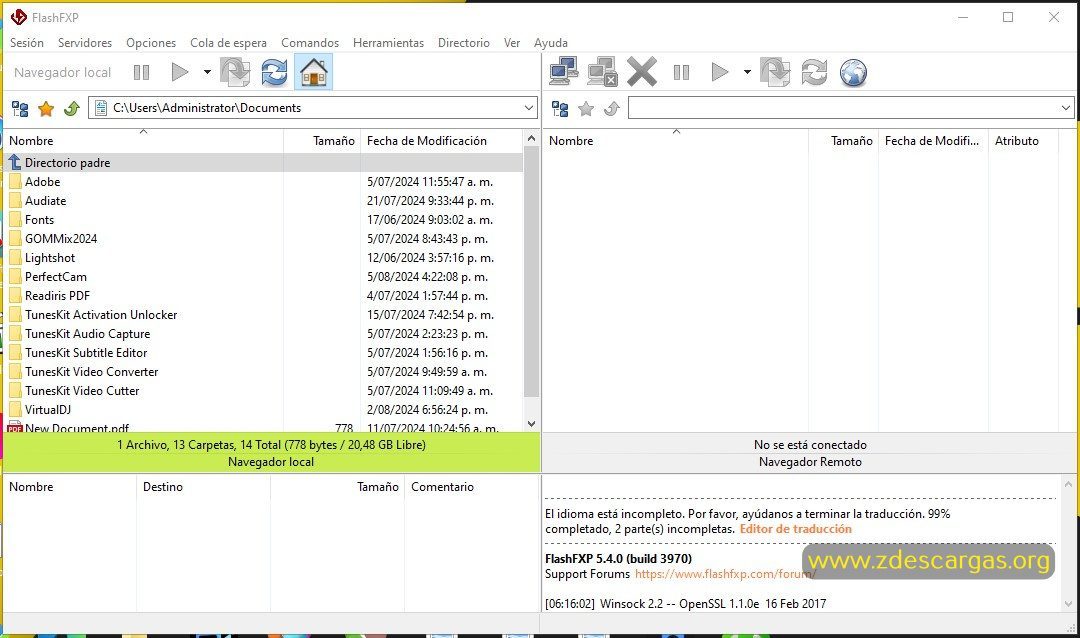 FlashFXP Full Español FlashFXP Full Español