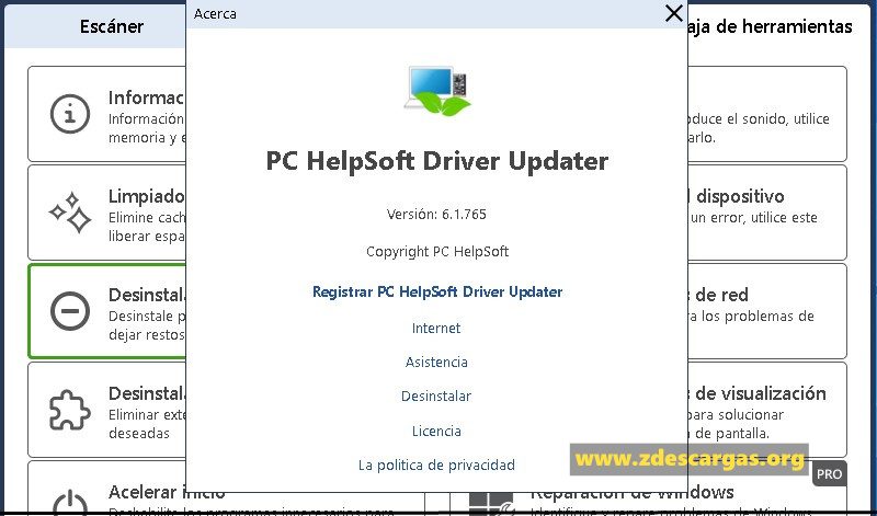 PCHelpSoft Driver Updater Full Español