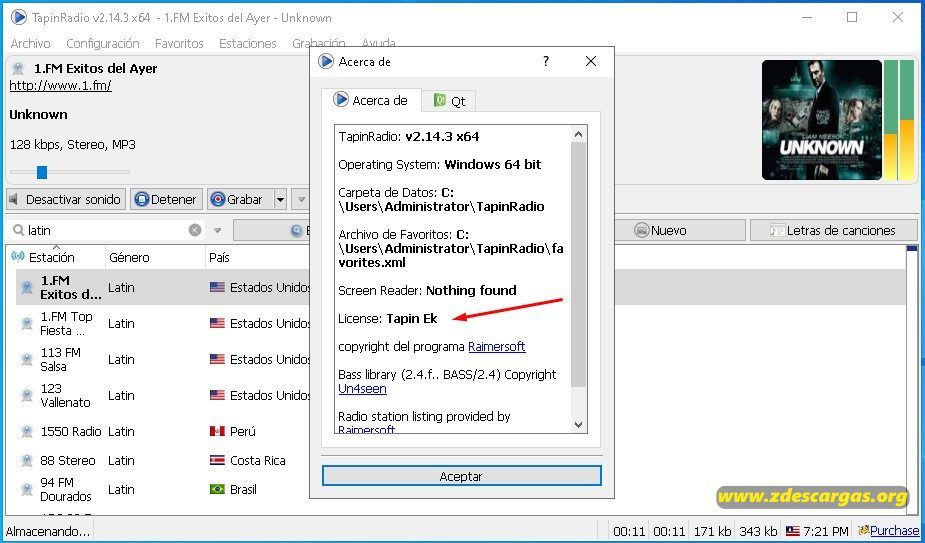 TapinRadio Pro Full Español TapinRadio Pro Full Español