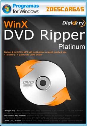 Descargar WinX DVD Ripper Platinum Full Crack
