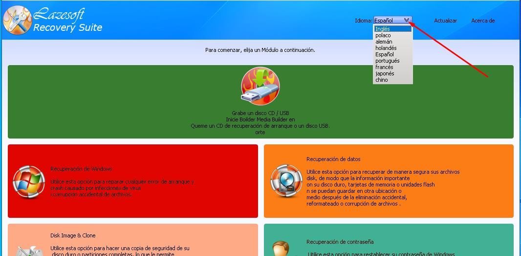 Lazesoft Recovery Suite Full Español Lazesoft Recovery Suite Full Español
