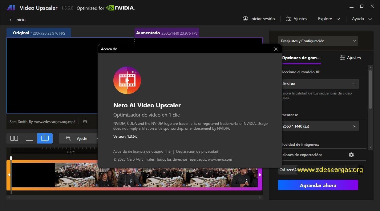 Nero AI Video Upscaler Pro Full Español Nero AI Video Upscaler Pro Full Español