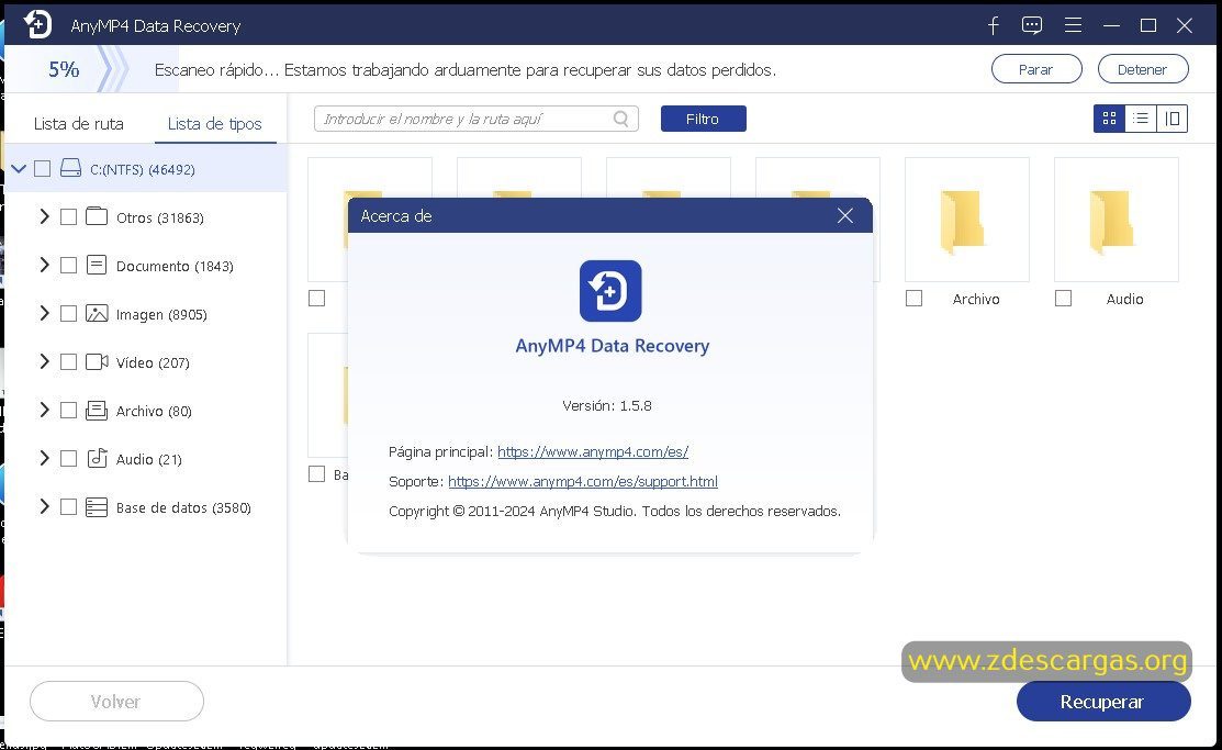 AnyMP4 Data Recovery Full Español AnyMP4 Data Recovery Full Español