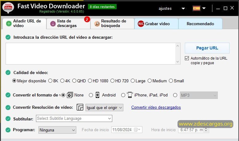 Fast Video Downloader Full Español