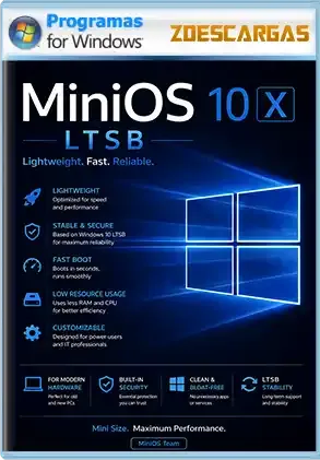 MiniOS 10 Enterprise (X) LTSB (2026) Full Español [Mega]