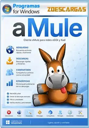 aMule v3.0.1 (2026) Full Multilenguaje Español [Mega]